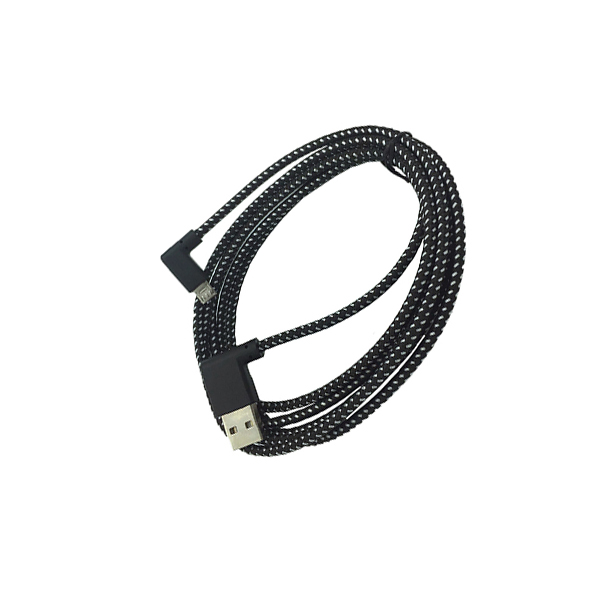 Nylon bện 90 độ USB A đến Micro B Cable.jpg