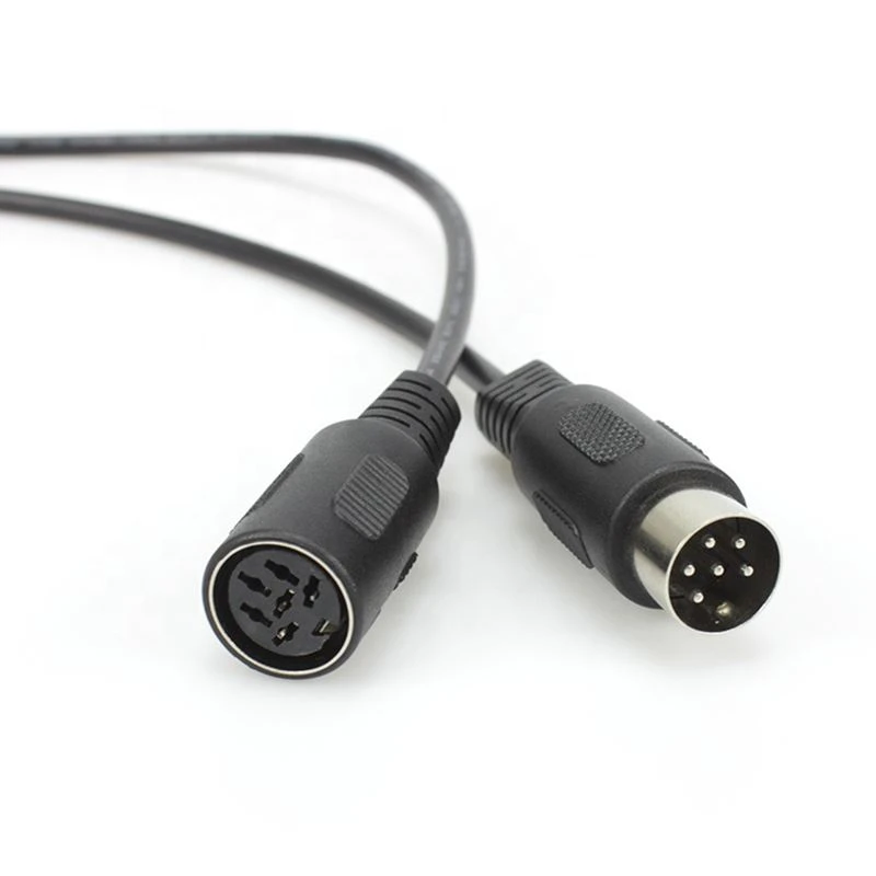 6 Pin Din Male to Din 6 Pin Female Extension Cable 6 Pin Din Male to Din 6 Pin Female Extension Cable